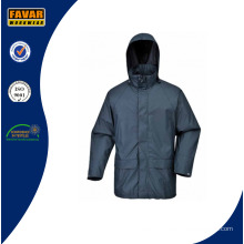 Wholesale High Quality Polyester Raincoat with PU Coating